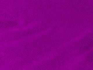 Purple clean wool texture background. light natural sheep wool. purple seamless cotton. texture of fluffy fur for designers. close-up fragment purple wool carpet.