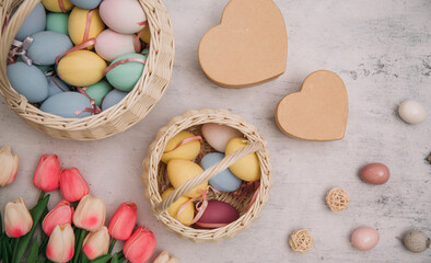 Card Easter concept photo. Easter photo. Egg. Card