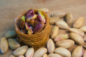 easter eggs in basket