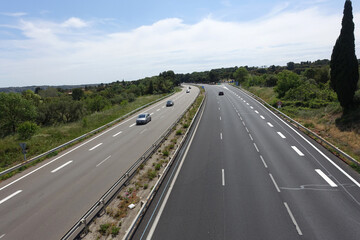 autoroute bien dégagée