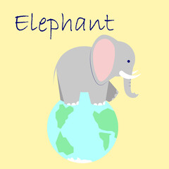 elephant on planet earth