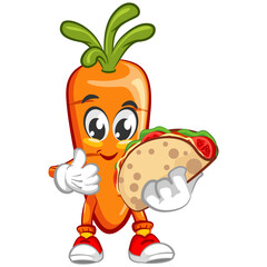 funny cartoon carrot