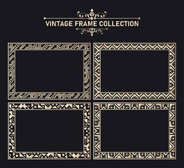 vintage ornamental frame collection