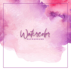 Splash watercolor red purple background