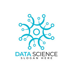 Data science logo template