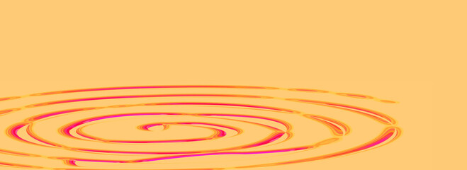 Iridescent helix with ethnic motifs digitally processed in warm beige tones. Space for copy text.