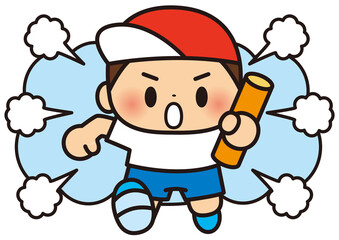 運動会,体育,体育祭,子供,運動,走る,幼稚園,保育園,小学生,小学校,,リレー,徒競走,かけっこ,陸上,体操服,