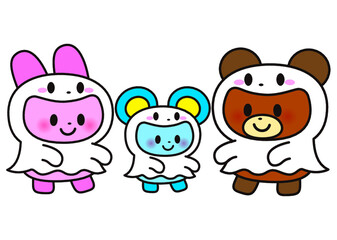 ハロウィン,動物,秋,子供,１０月,おばけ,幼稚園,保育園,小学生,小学校,オバケ,仮装,コスプレ,男の子,かわいい,行事,イベント,悪魔,モンスター