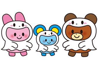 ハロウィン,動物,秋,子供,１０月,おばけ,幼稚園,保育園,小学生,小学校,オバケ,仮装,コスプレ,男の子,かわいい,行事,イベント,悪魔,モンスター