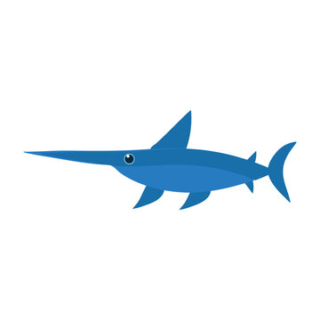 recommend clip art: Swordfish on a white background for use in website design