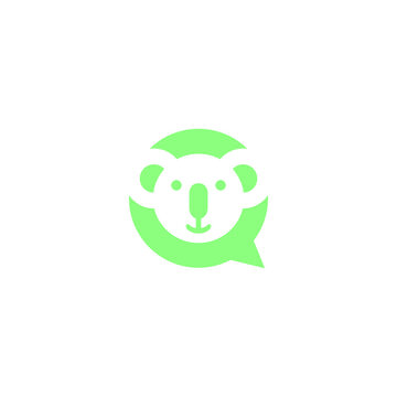 Koala Chat Logo Design