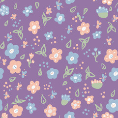 Seamless floral pattern, flowers pattern

