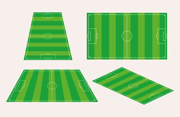 set of soccer field