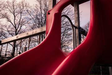 Rote Rutsche