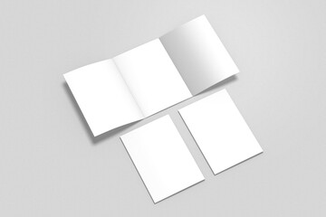 Tri-Fold A5 Brochure Mock-up