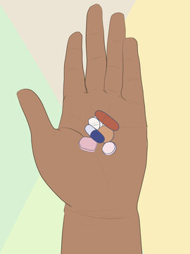 Hand with Pills