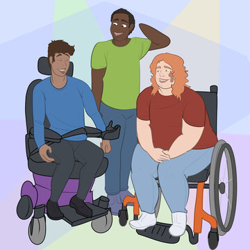 Three Disabled People Group