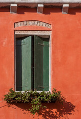 Fototapeta na wymiar Fenster, Burano, Venedig