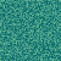 Seamless pattern with teal pixel