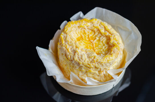 Langres, French soft cheese from the plateau of Langres in the region of Champagne-Ardenne