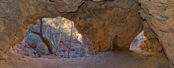 Arch Cave in Tonto Natural Bridge Park AZ