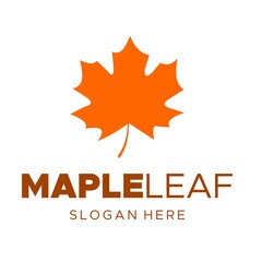 autumn maple leaf logo