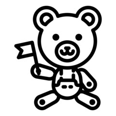  Flat Icon Isolated On White Background