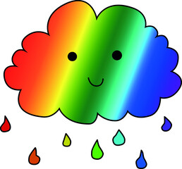 international symbol of the LGBT community, as well as the movement in support of human rights in relation to them