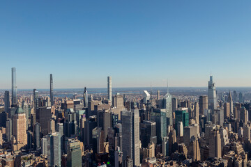 aerial view of buildings in New York city
