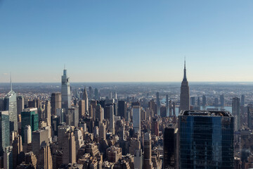 aerial view of buildings in New York city