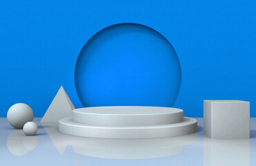 Podium Abstract Background for Product Presentation