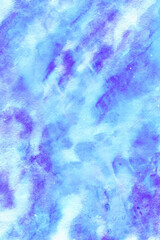 blue winter watercolor texture background