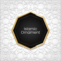 Islamic Ornament design for social media contents, gift card, invitation, etc. This file in *.svg format. Import this file into your favorite vector editor.