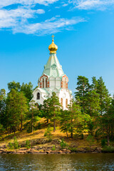 Church of Saint Nicholas on Valaam island, Russia