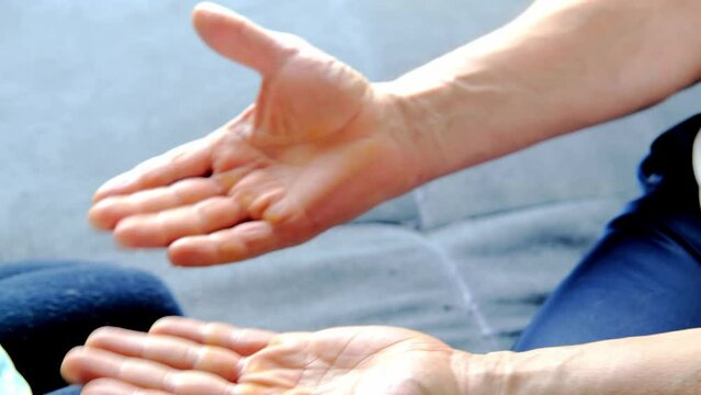 adult male hands holding kid hands, Family Help Care Concept, small hands in fathers hand, touching moment, touch of child and old man, grandfather, parents and child, adopted children, adoption