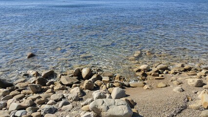stones on the beach
