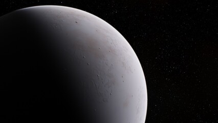planet suitable for colonization, earth-like planet in far space, planets background 3d render