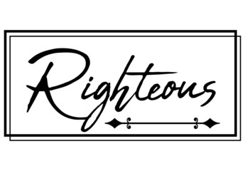 Righteous, the believer in Christ