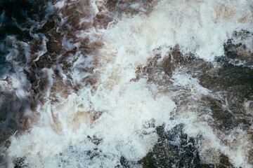 water flowing into the water