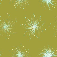 Pattern with white stars