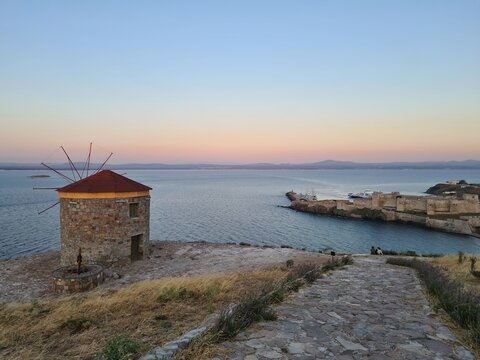old fortress on the Bozcaada(Tenedos) island