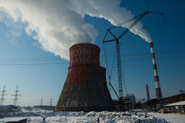 Thermal power plant. Environment and air pollution.