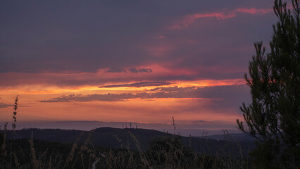 Atardecer en Begues