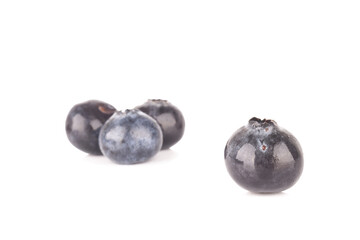 blueberry background isolated on white background