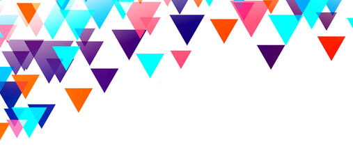 colorful ribbons on white background