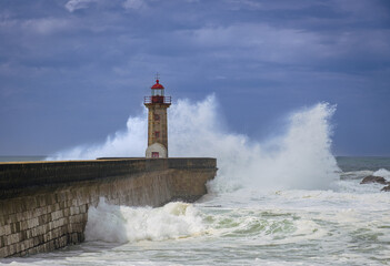 Portugal coastal lighthouse