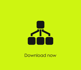 Hierarchy vector icon. Editable stroke. Symbol in Line Art Style for Design, Presentation, Website or Apps Elements, Logo. Pixel vector graphics - Vector