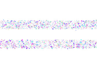 Neon Glitter. Modern Foil. Rainbow Confetti. Violet Laser Backgr