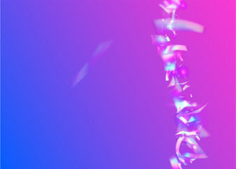 Glitch Sparkles. Laser Element. Pink Party Background. Light Tex