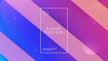 Gradient Shape. Graphic Frame. Art Dynamic Banner. Futuristic Layout. Blue Bright Design. Digital Texture. Wavy Landing Page. Technology Magazine. Violet Gradient Shape